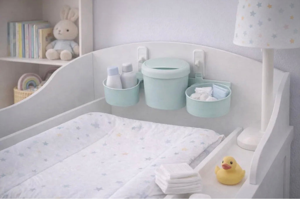 6-Piece Diaper Changing Table Organizer Set