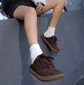 Women's Suede Slip-On Mule Sneakers – Cozy Indoor & Outdoor Comfort Shoes (EU 37)