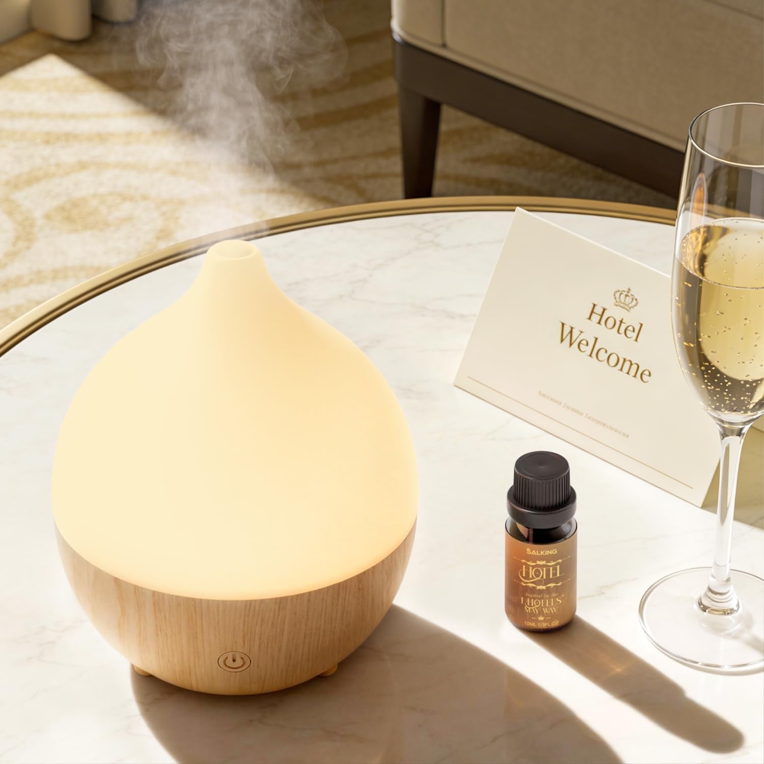Essential Oil Diffuser with Luxury Hotel Fragrance Oil Set