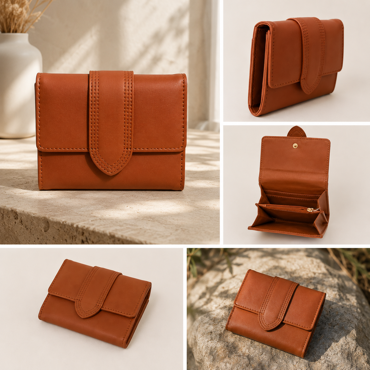 The Siena Vegan Leather Wallet