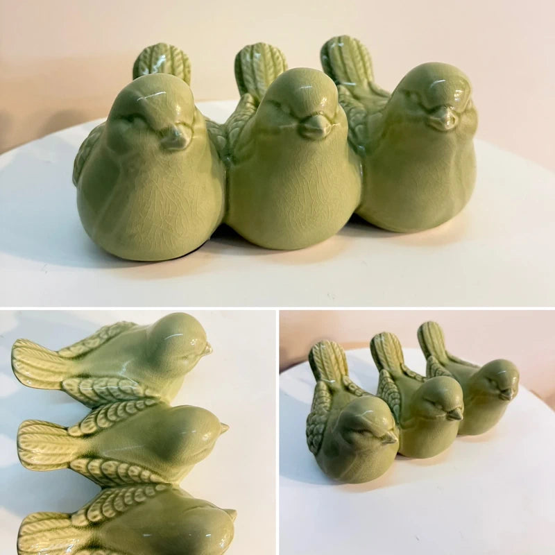 Ceramic Birds Figurine