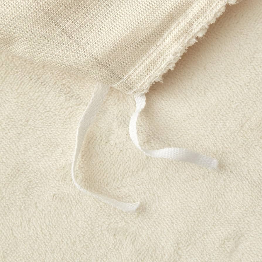 Winter Plush Bed Linen 200 x 220 cm Cream Beige White