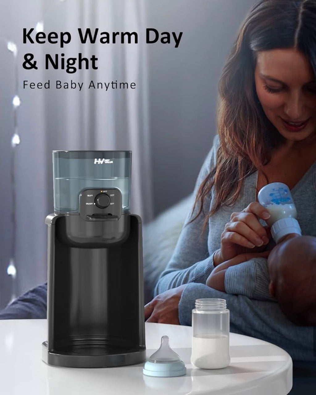 HEYVALUE Instant Baby Water Warmer & Formula Dispenser