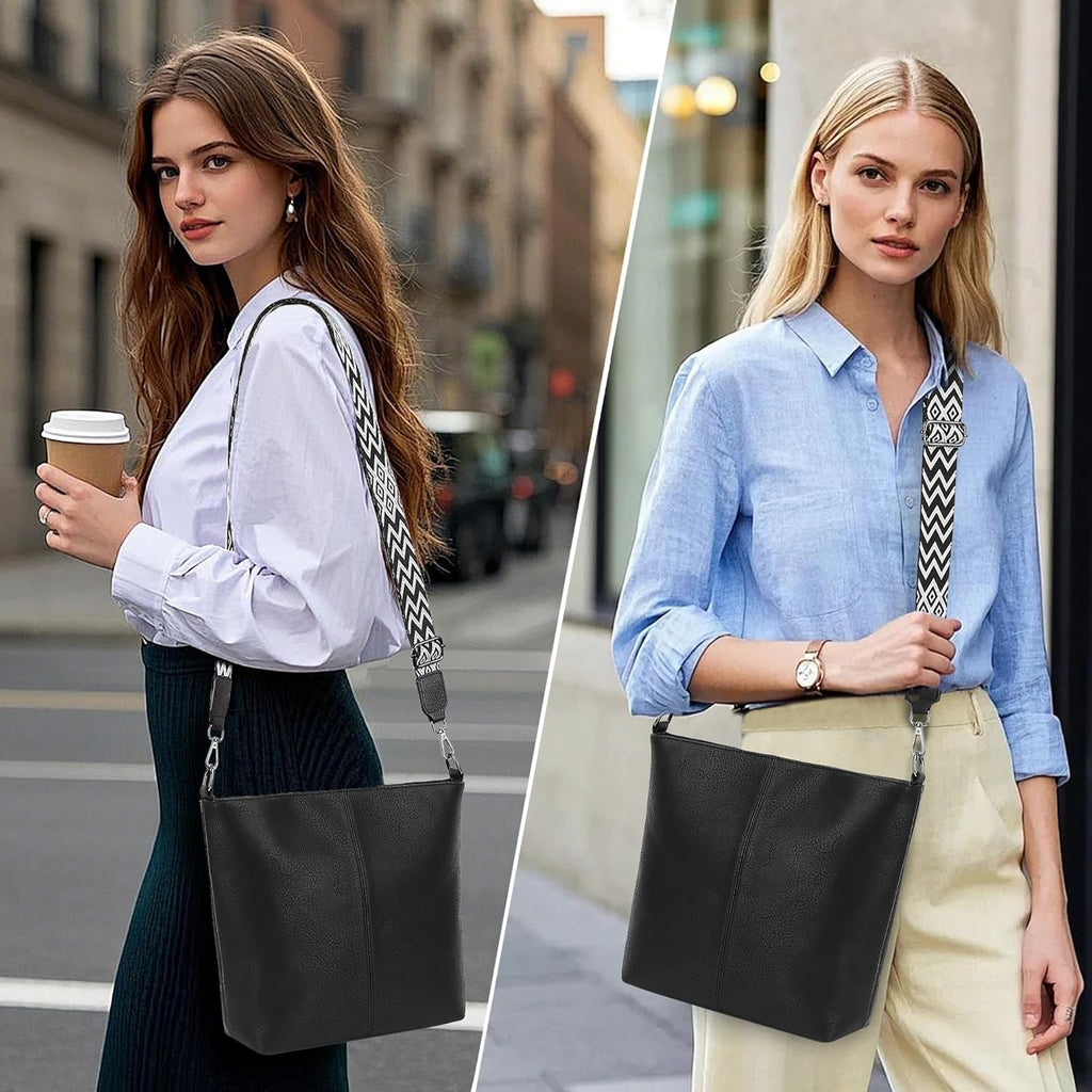TANTOMI Chic Vegan Leather Crossbody & Shoulder Bag