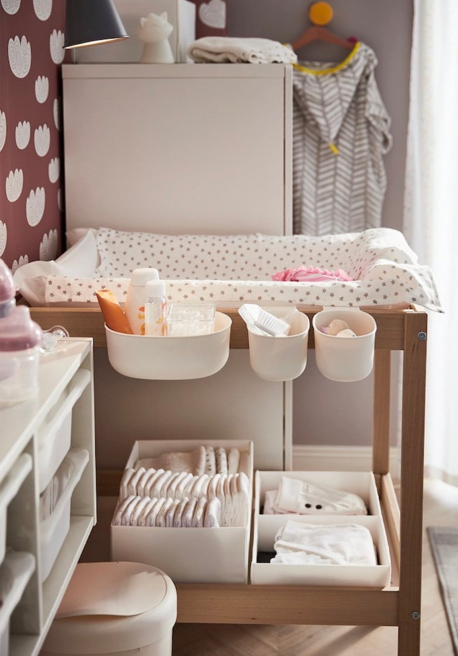 6-Piece Diaper Changing Table Organizer Set