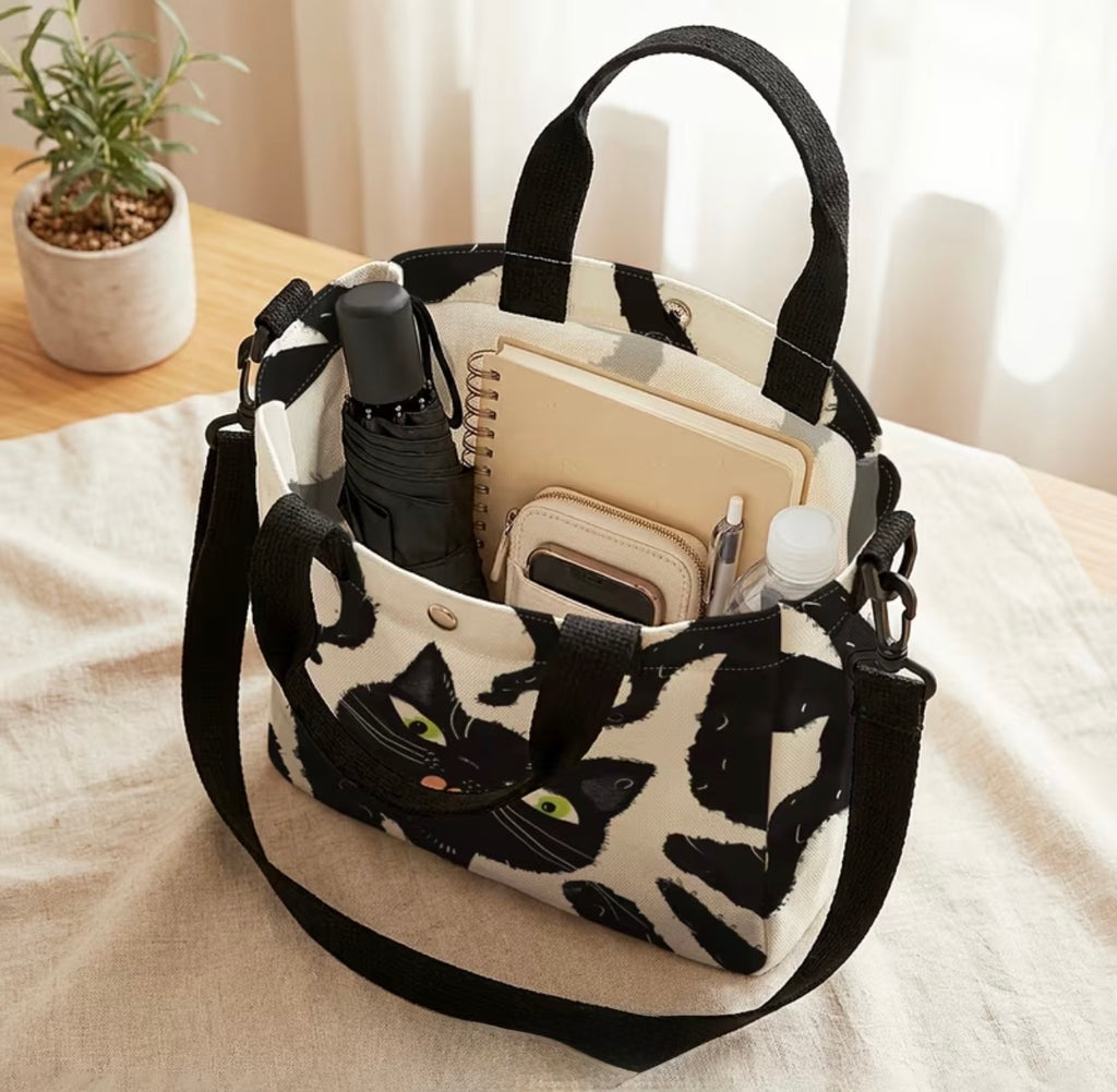The Whiskers Canvas Tote Bag