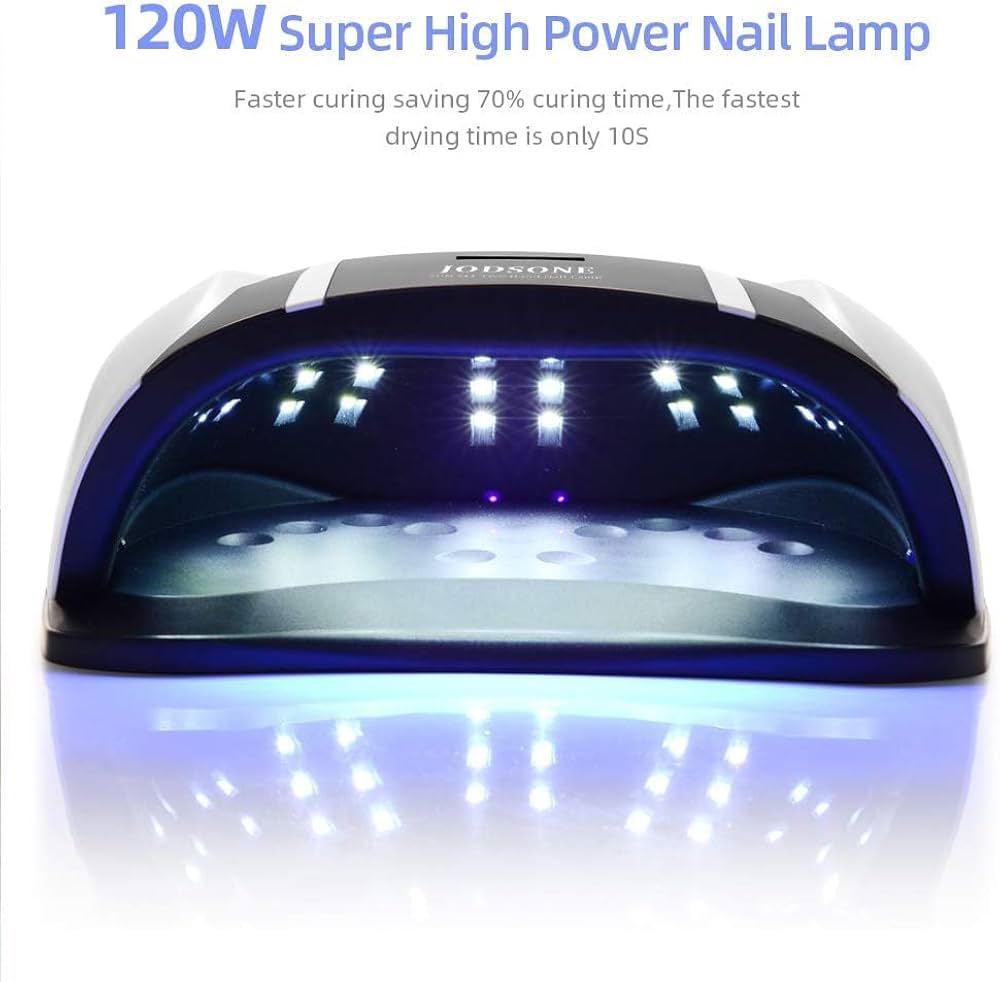 JODSONE 120W UV LED Nail Lamp – Professional Gel Polish Curing Lamp