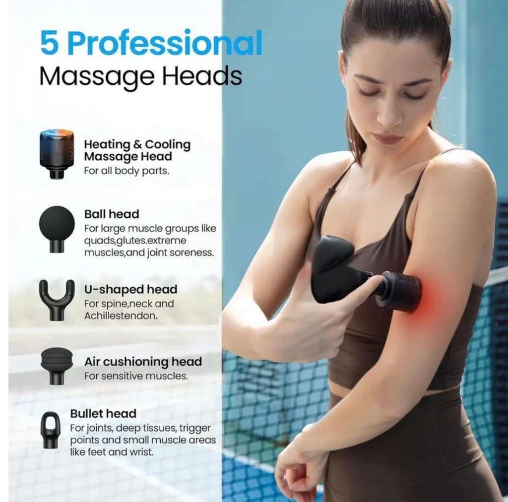 NAPRE 3-in-1 Hot & Cold Professional Massage Gun | Versatile Percussion Massager