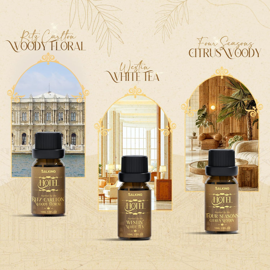 Essential Oil Diffuser with Luxury Hotel Fragrance Oil Set