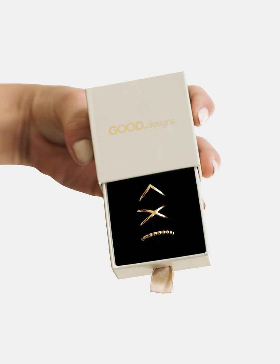 GOOD.designs Stainless Steel Ring Set