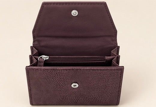 Luna Textured Vegan Leather Wallet