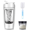 SOARFLY Electric Protein Shaker With Powder Compartment, 650 ml, USB Rechargeable, Mixer for Milk Shake, BPA-Free