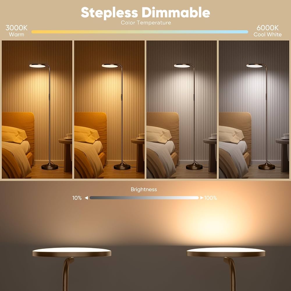 SIBRILLE 175 cm Floor Lamp Living Room 36 W