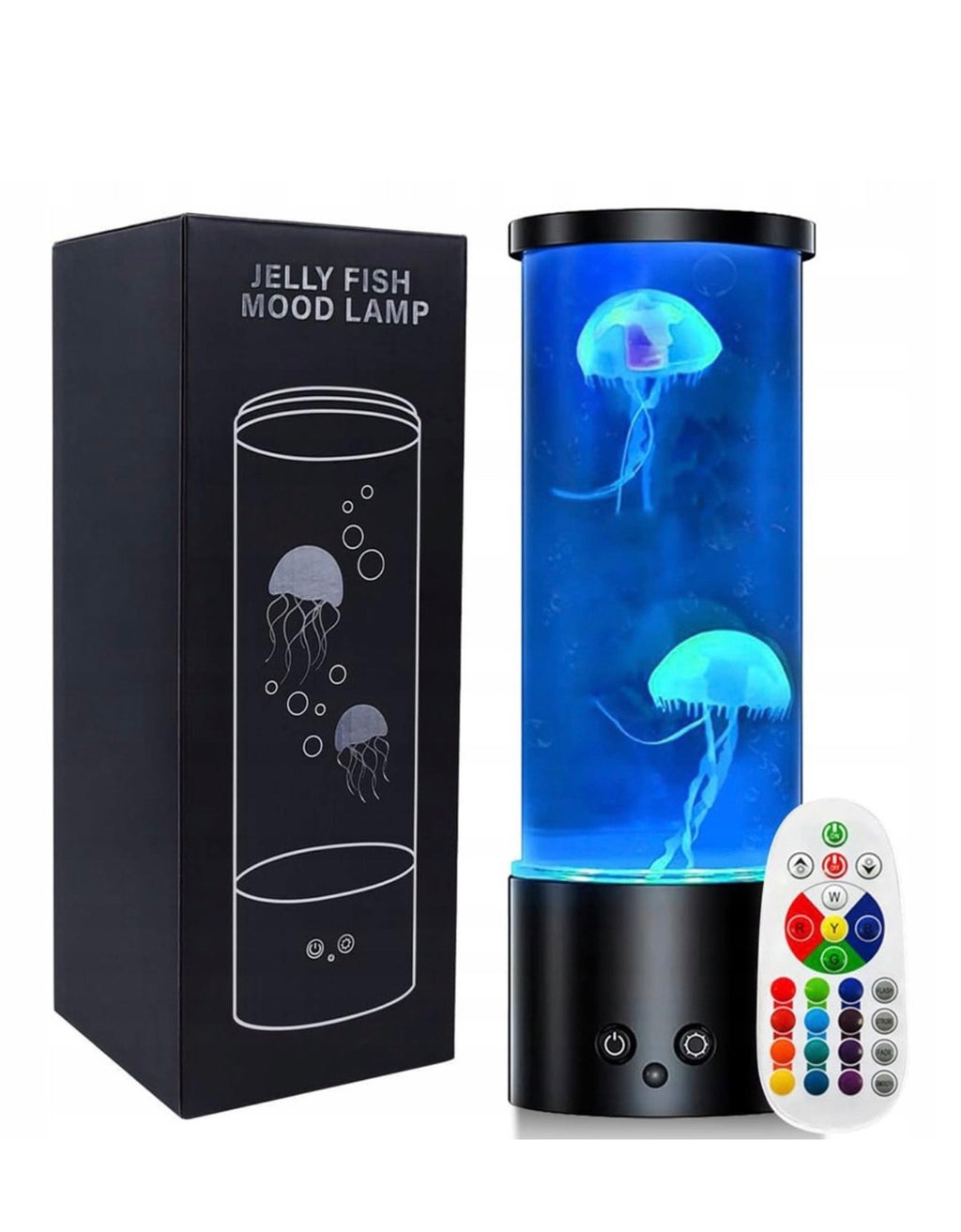 RGB Jellyfish Mood Lamp with Remote Control – Color Changing LED Ambient Night Light