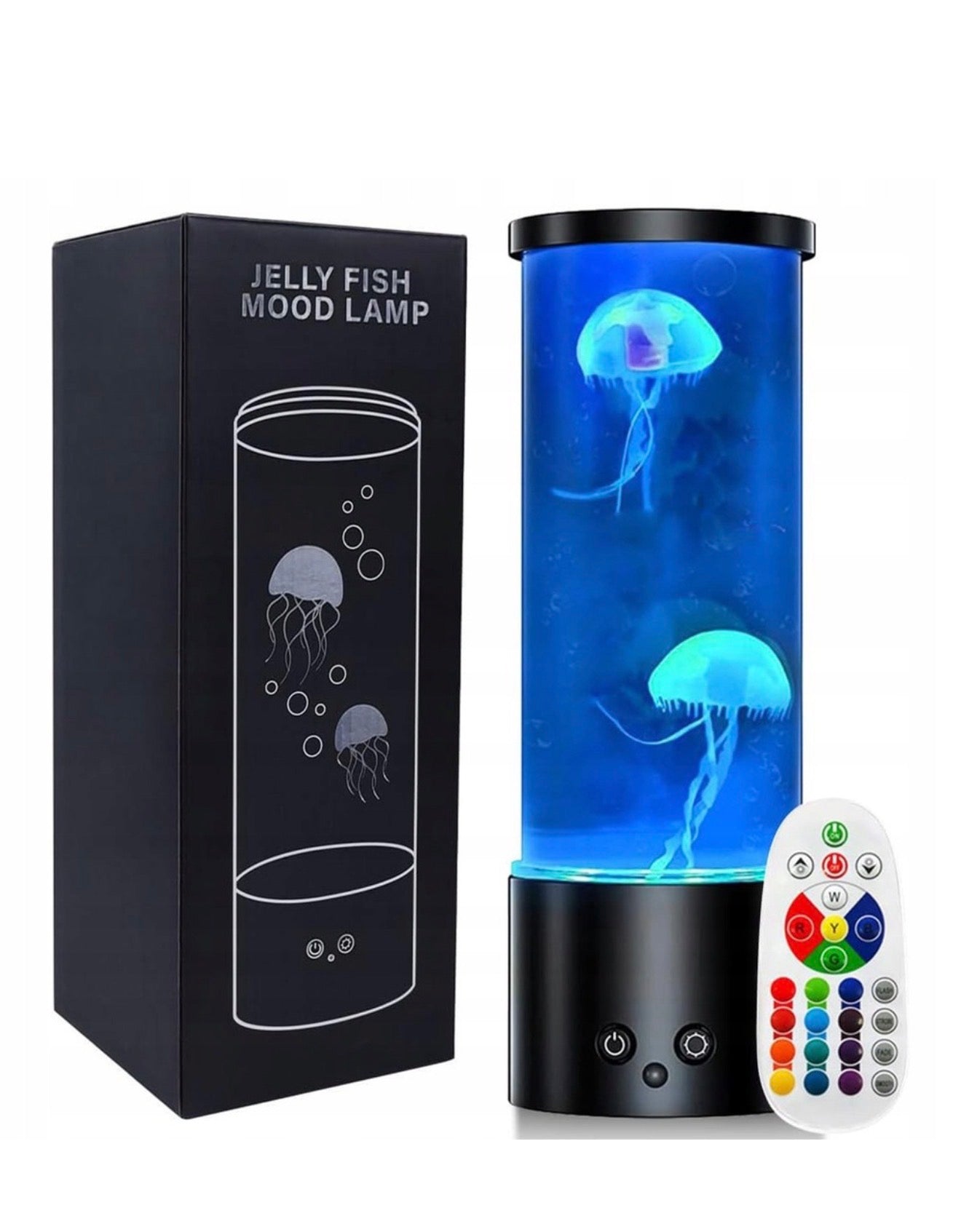 RGB Jellyfish Mood Lamp with Remote Control – Color Changing LED Ambient Night Light