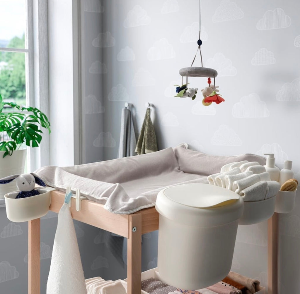 6-Piece Diaper Changing Table Organizer Set