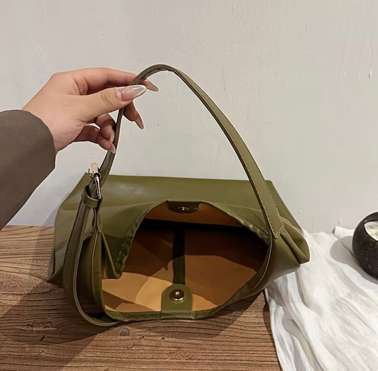 Olive Everyday Shoulder Bag