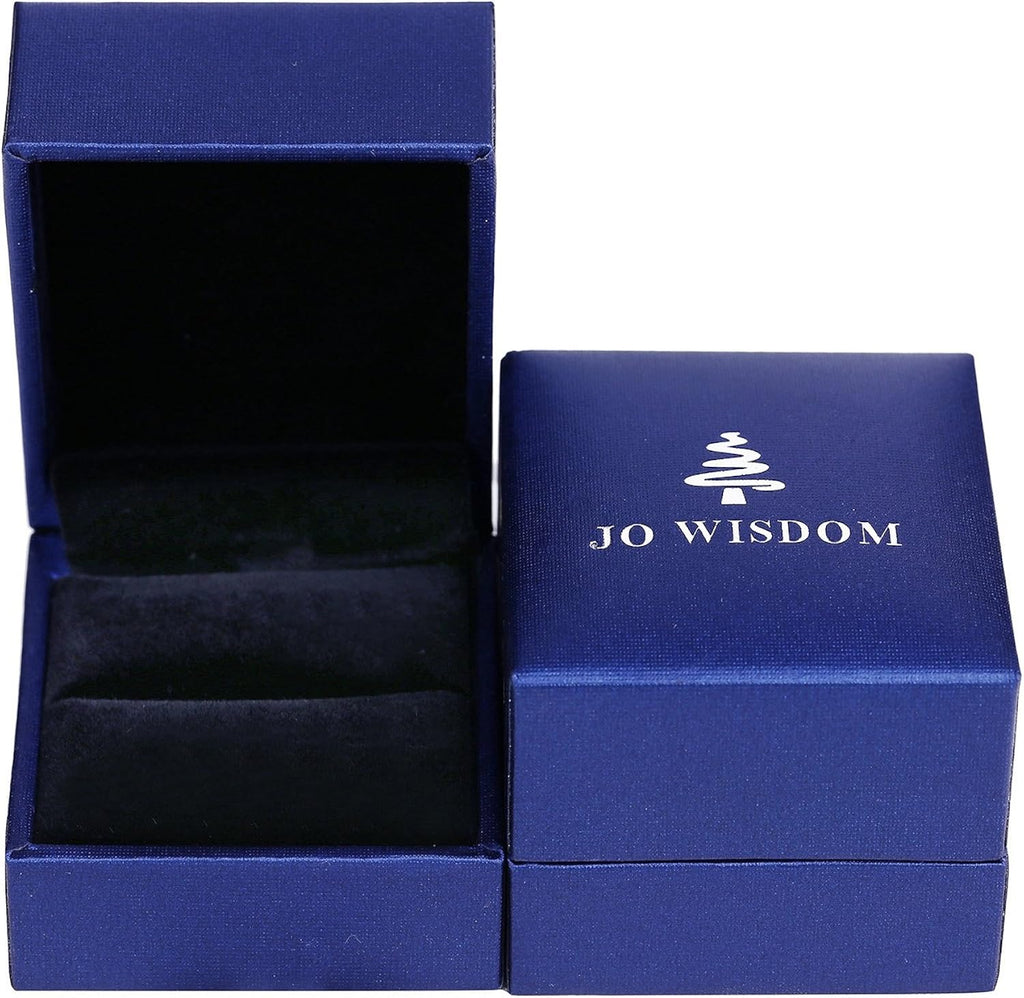 JO WISDOM Pearl Ring - 925 Sterling Silver Infinity Cubic Zirconia
