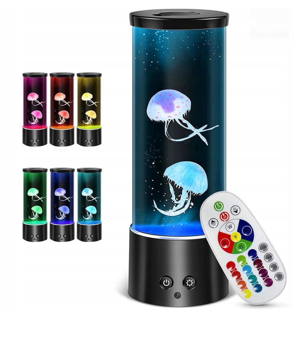 RGB Jellyfish Mood Lamp with Remote Control – Color Changing LED Ambient Night Light