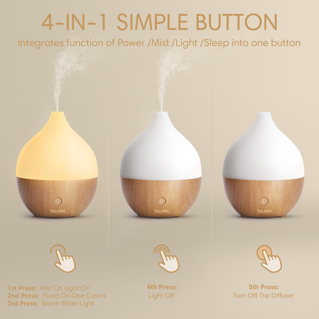 Essential Oil Diffuser with Luxury Hotel Fragrance Oil Set