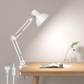 Adjustable Clamp Desk Lamp – Flexible Industrial-Style Table Light with E27 Socket