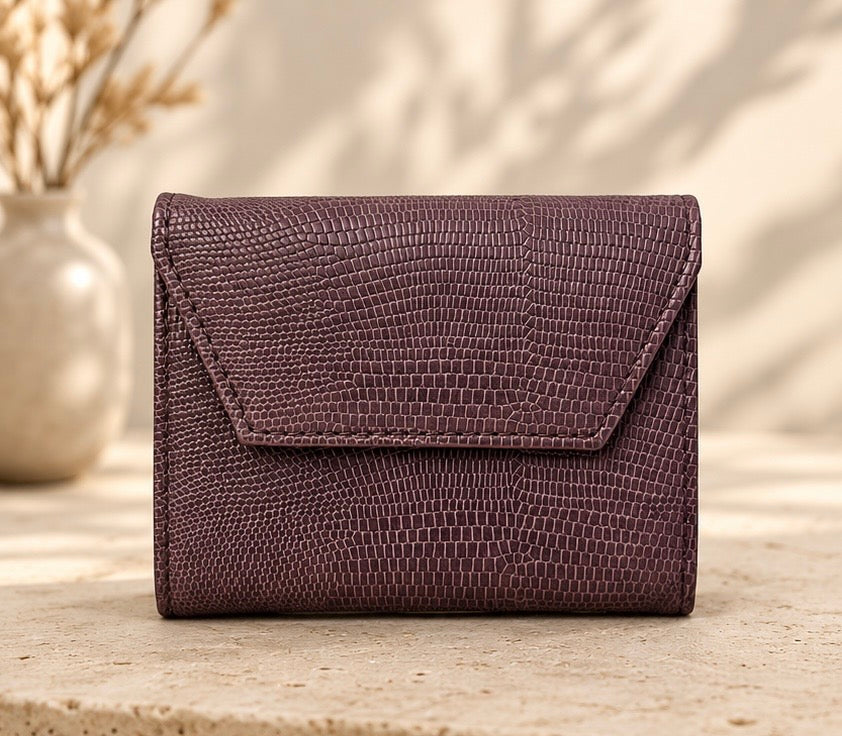 Luna Textured Vegan Leather Wallet