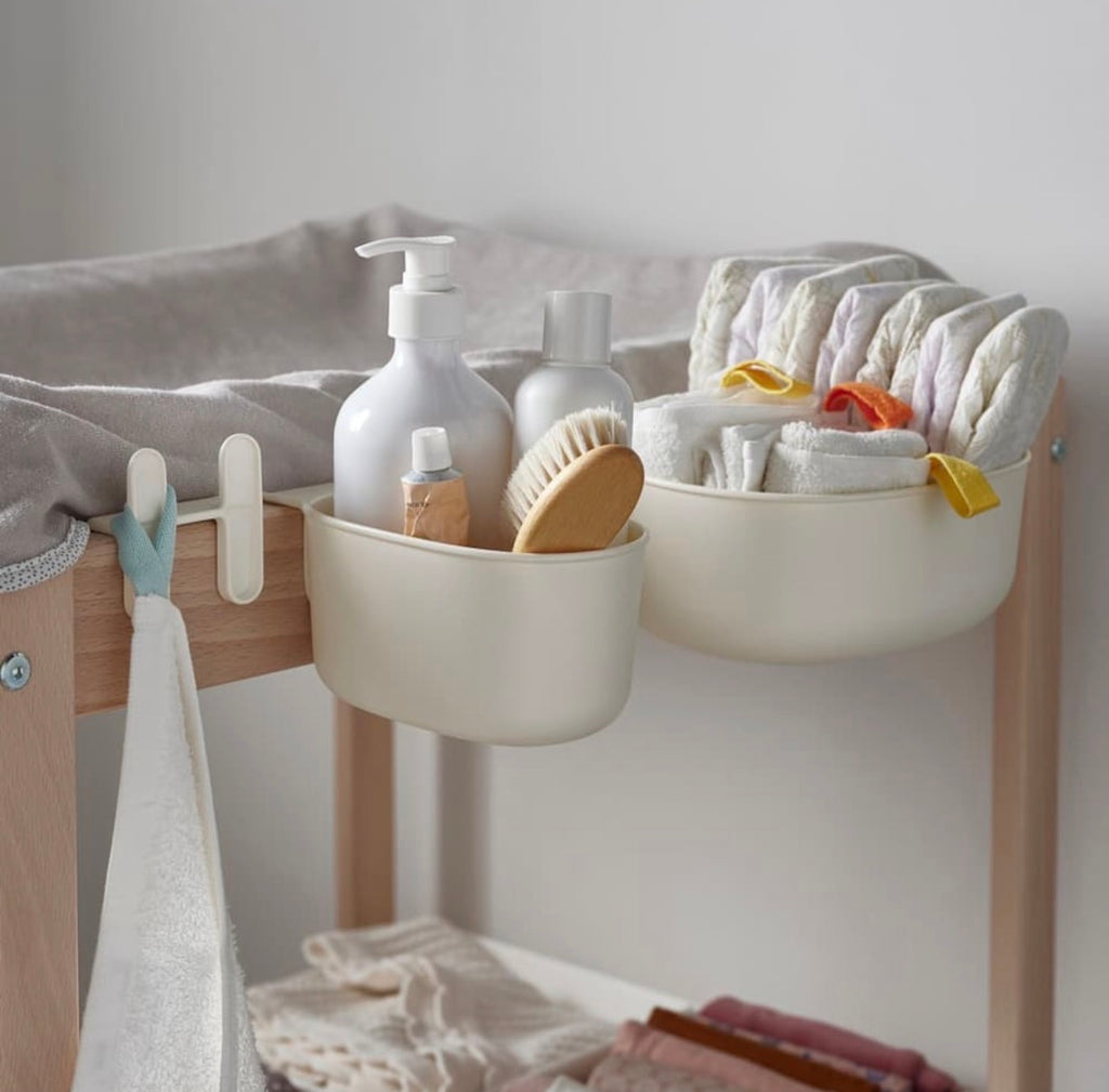 6-Piece Diaper Changing Table Organizer Set