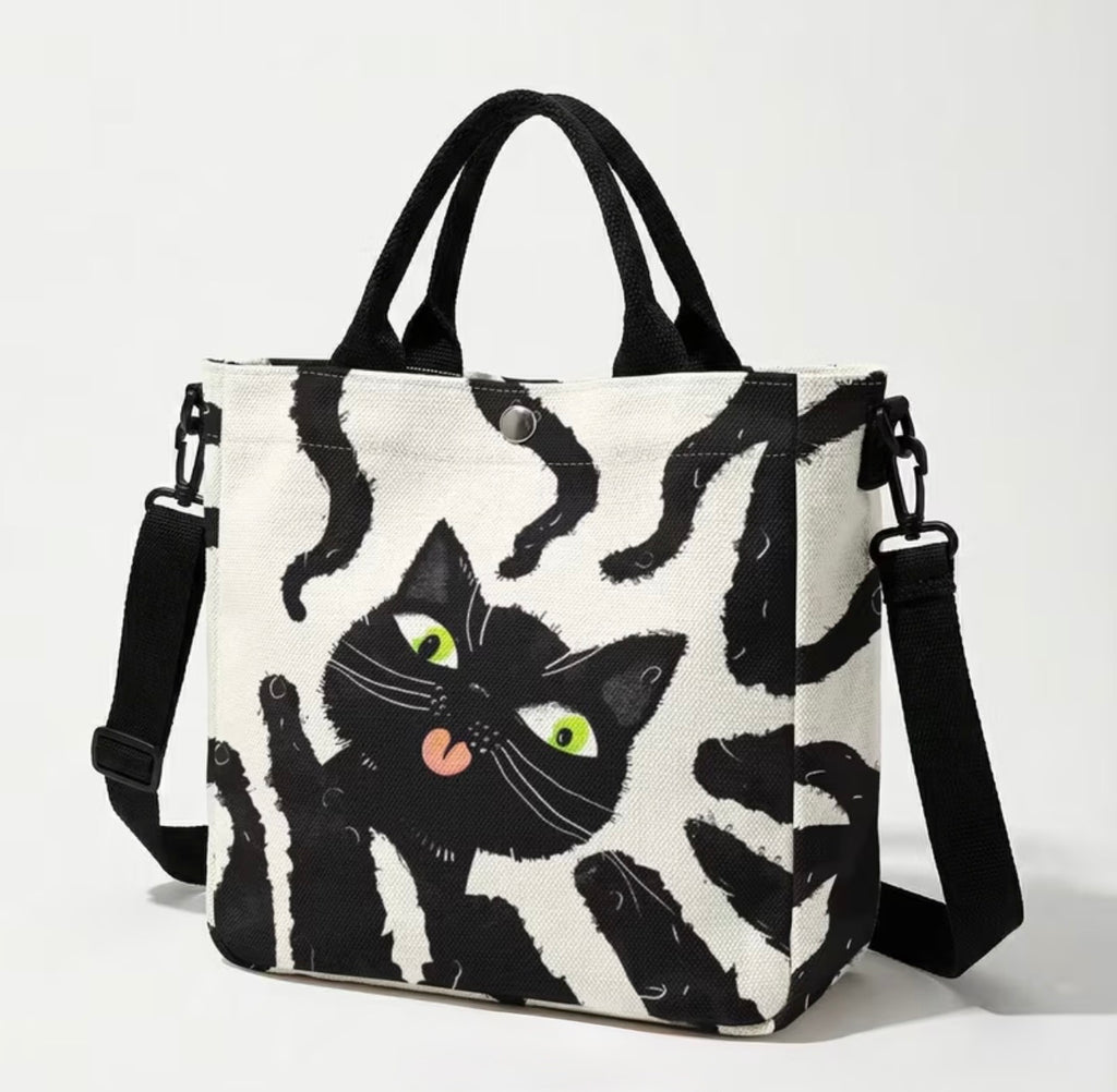 The Whiskers Canvas Tote Bag