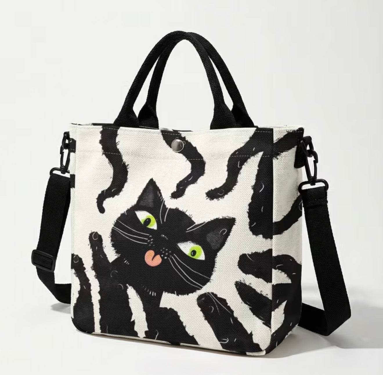The Whiskers Canvas Tote Bag