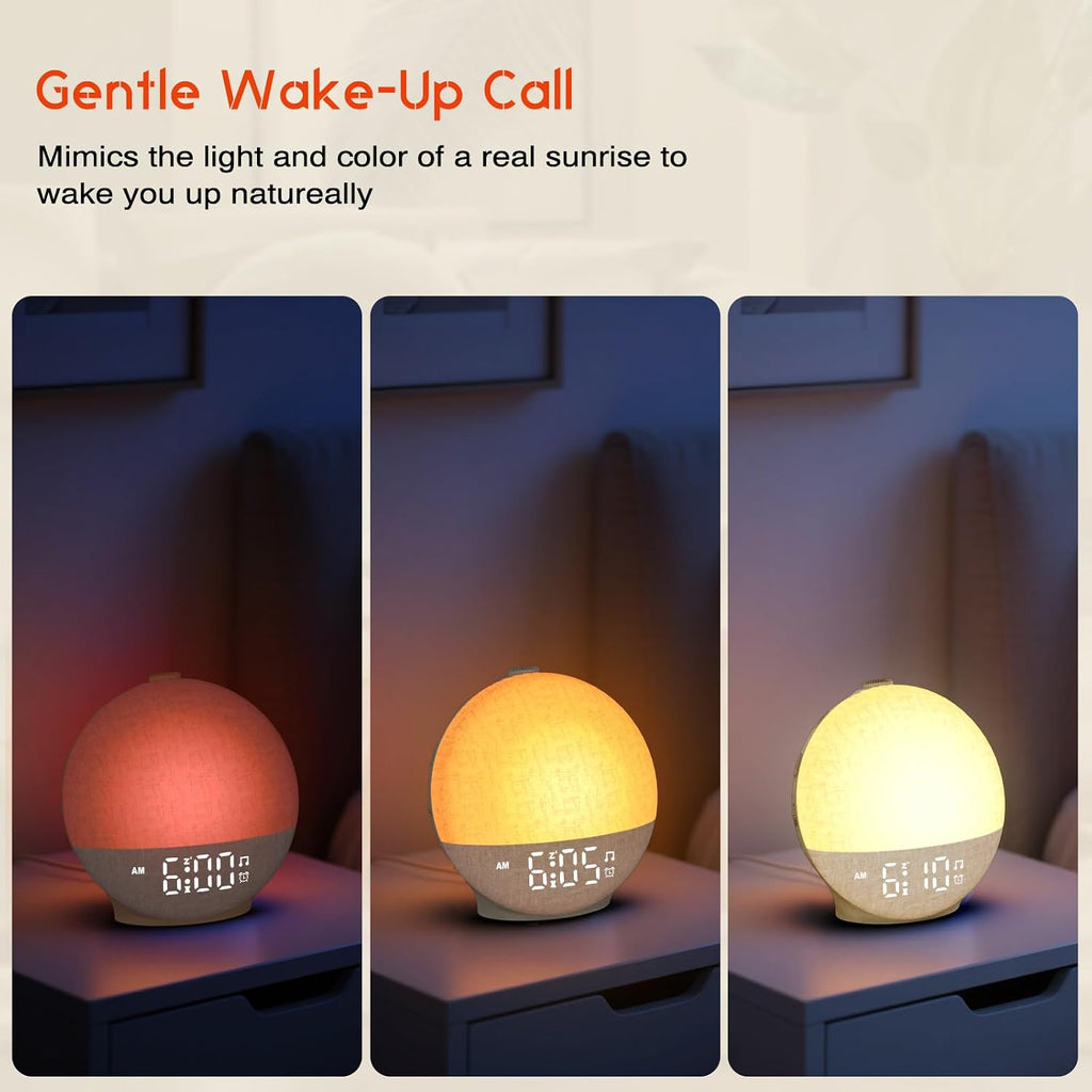 Light Up Dawn Simulator Alarm Clock & Sleep Sound Machine