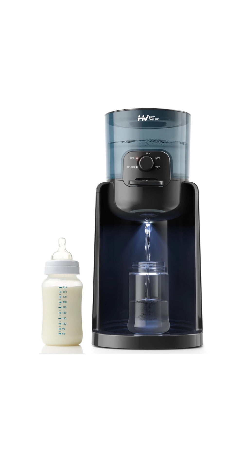 HEYVALUE Instant Baby Water Warmer & Formula Dispenser