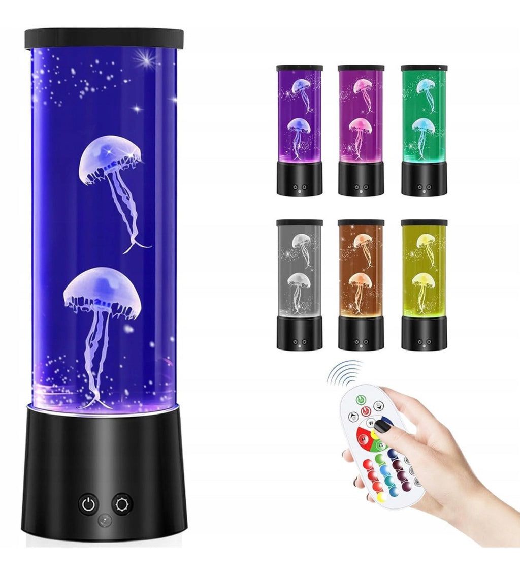 RGB Jellyfish Mood Lamp with Remote Control – Color Changing LED Ambient Night Light