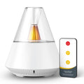 Ultrasonic Essential Oil Diffuser | 150ml Modern Aromatherapy Humidifier with Candle Light & Remote
