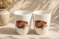 Hedgehog Ceramic Mug Set – Set of 2 | 220ml