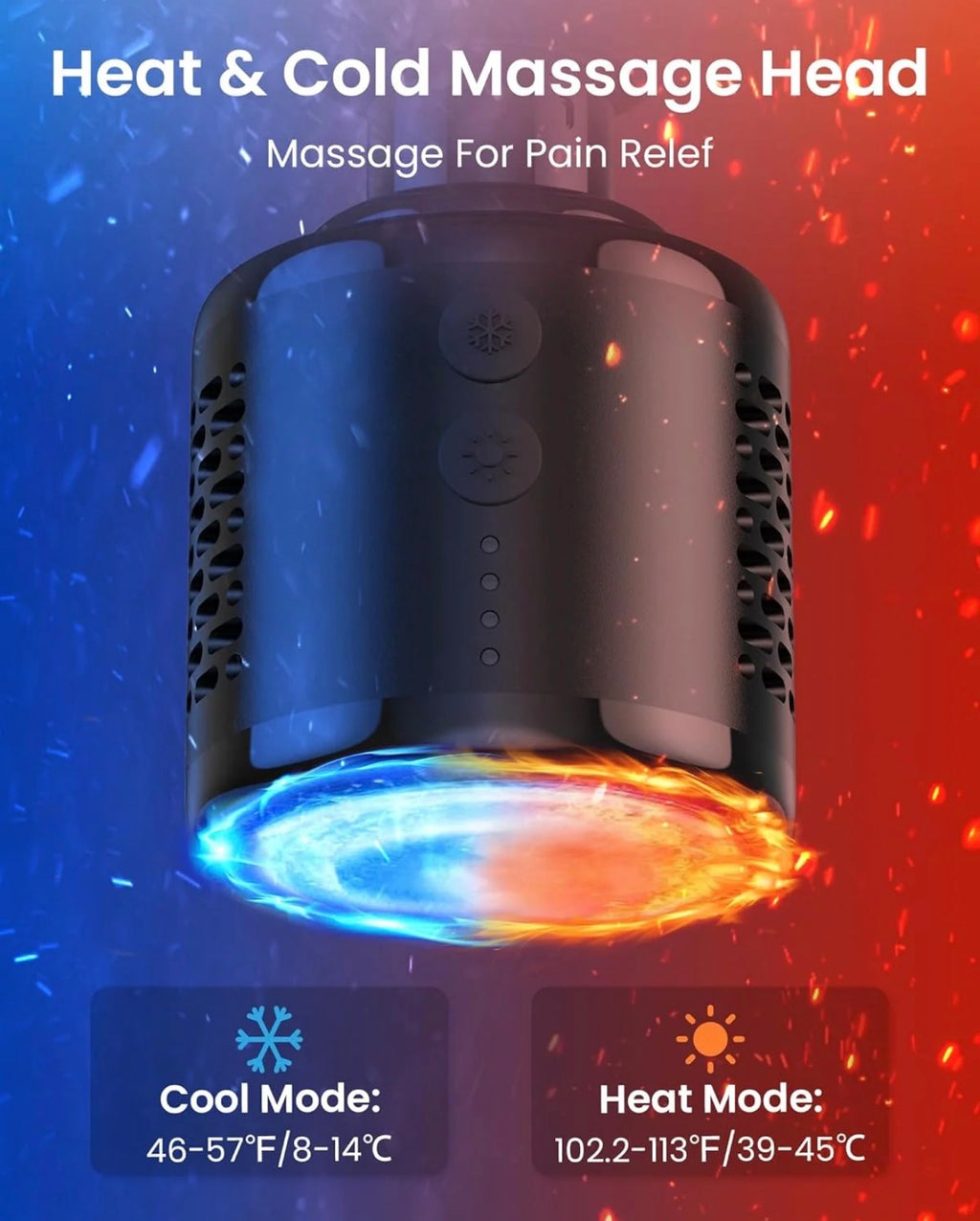 NAPRE 3-in-1 Hot & Cold Professional Massage Gun | Versatile Percussion Massager