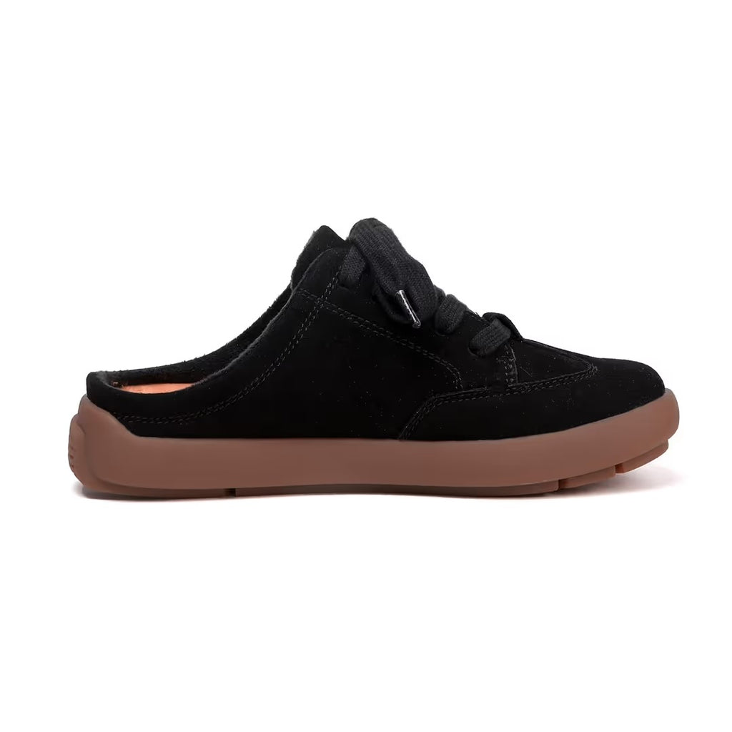 Women's Suede Slip-On Mule Sneakers – Cozy Indoor & Outdoor Comfort Shoes (EU 37)